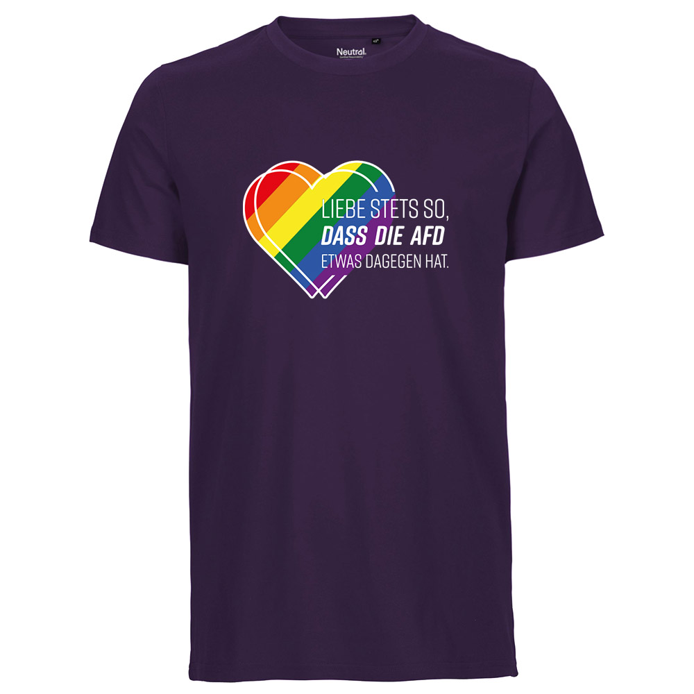 T-Shirt »Liebe stets pride«