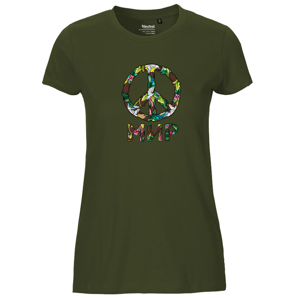 Soli-Shirt tailliert »Frieden«