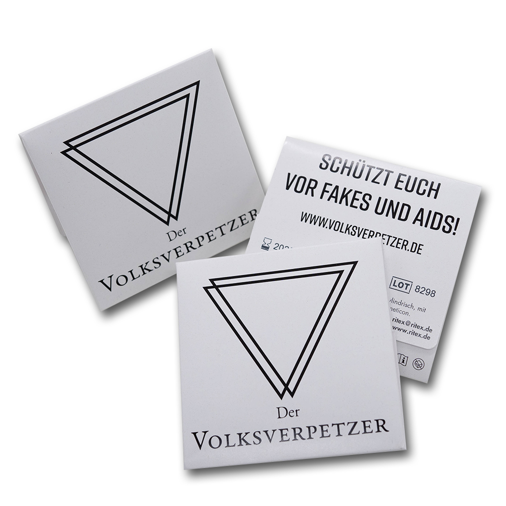 VVP Kondom »Volksverpetzer Logo«