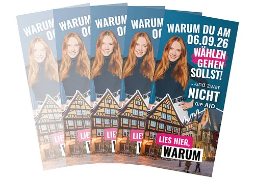 Flyer LTW Sachsen-Anhalt 2026 (25 Stück)