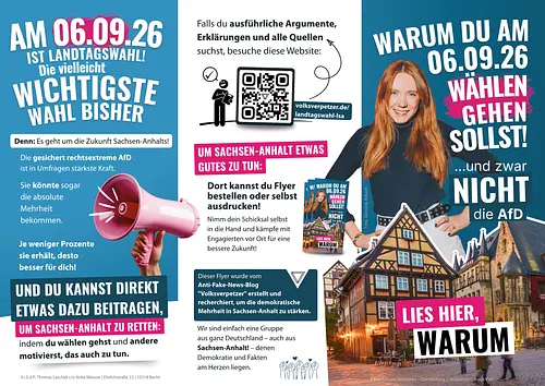 Flyer LTW Sachsen-Anhalt 2026 (25 Stück)